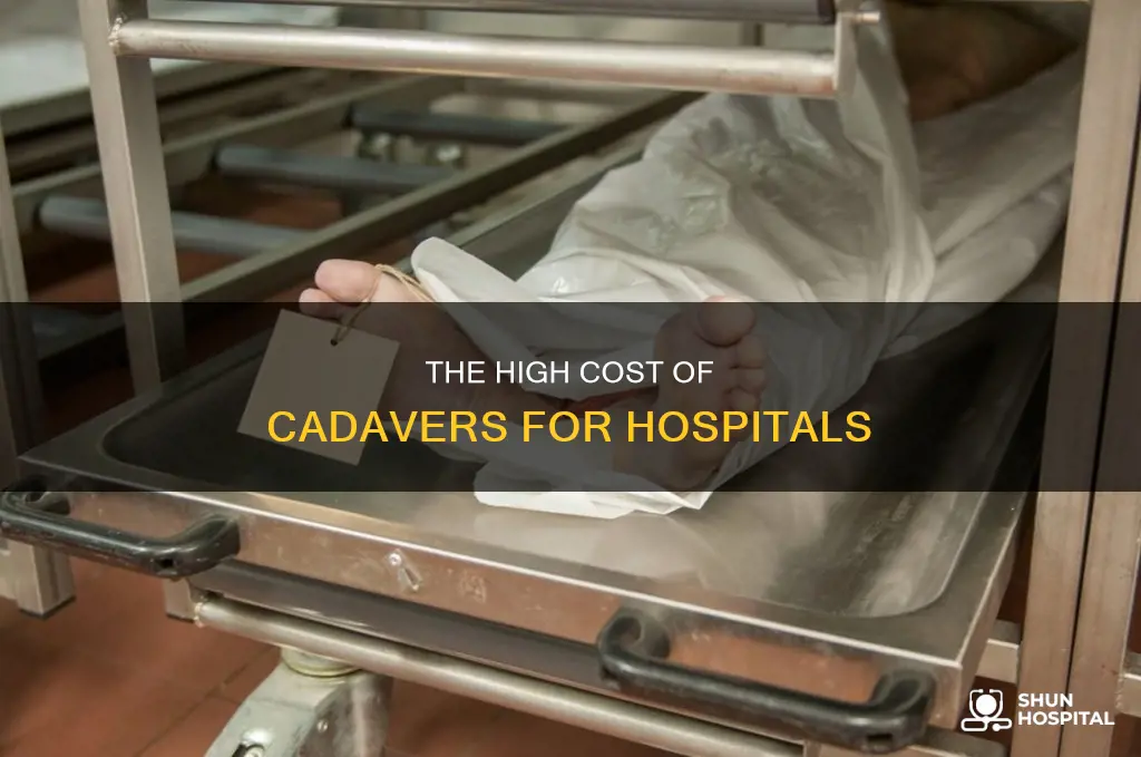 what does a cadaver cost a hospital