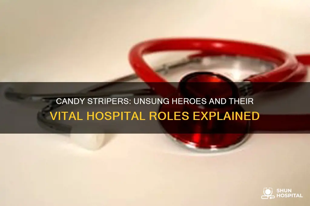 what does a candy striper do in a hospital