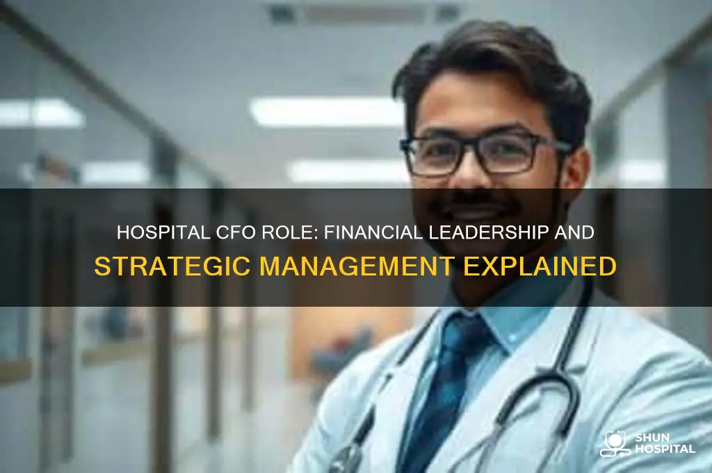 what does a chief financial officer at a hospital do