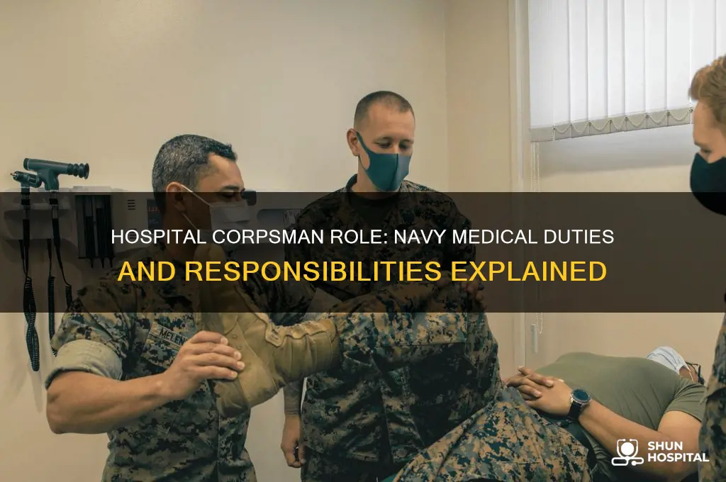 what does a hospital corpsman do in the navy