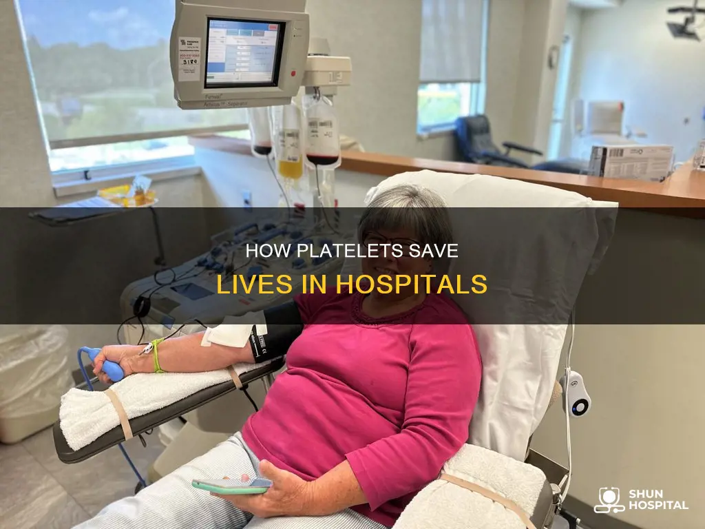 what does a hospital do with platelets