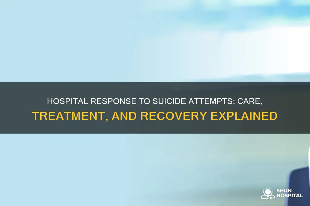 what does a hospital dude for a suicide attempt
