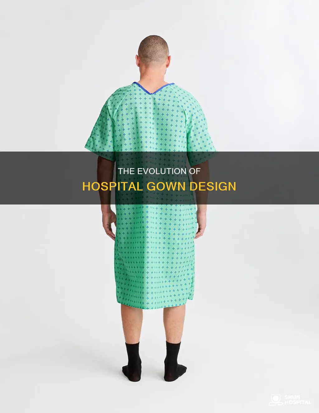 what does a hospital gown look like