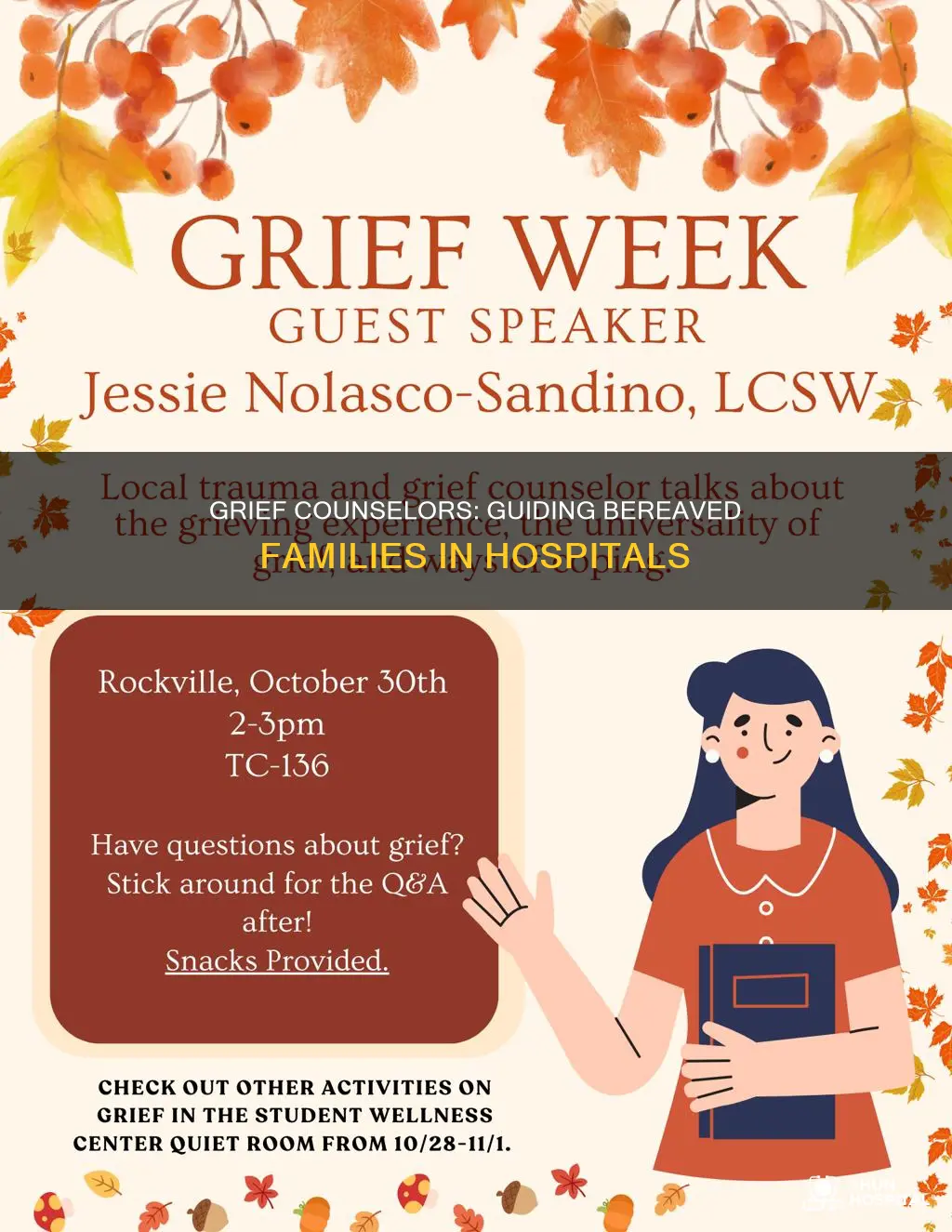 what does a hospital grief counselor do