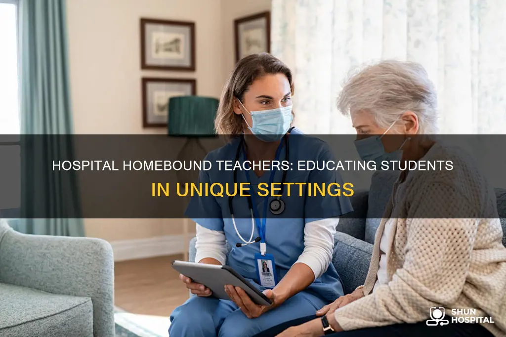 what does a hospital homebound teacher do