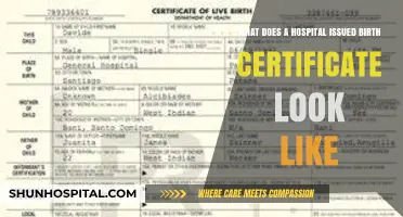 Hospital-Issued Birth Certificate: Appearance, Details, and Key Features Explained