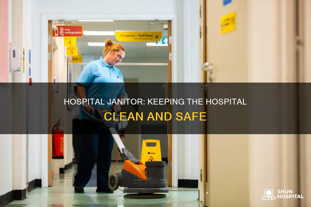 what does a hospital janitorial job entail