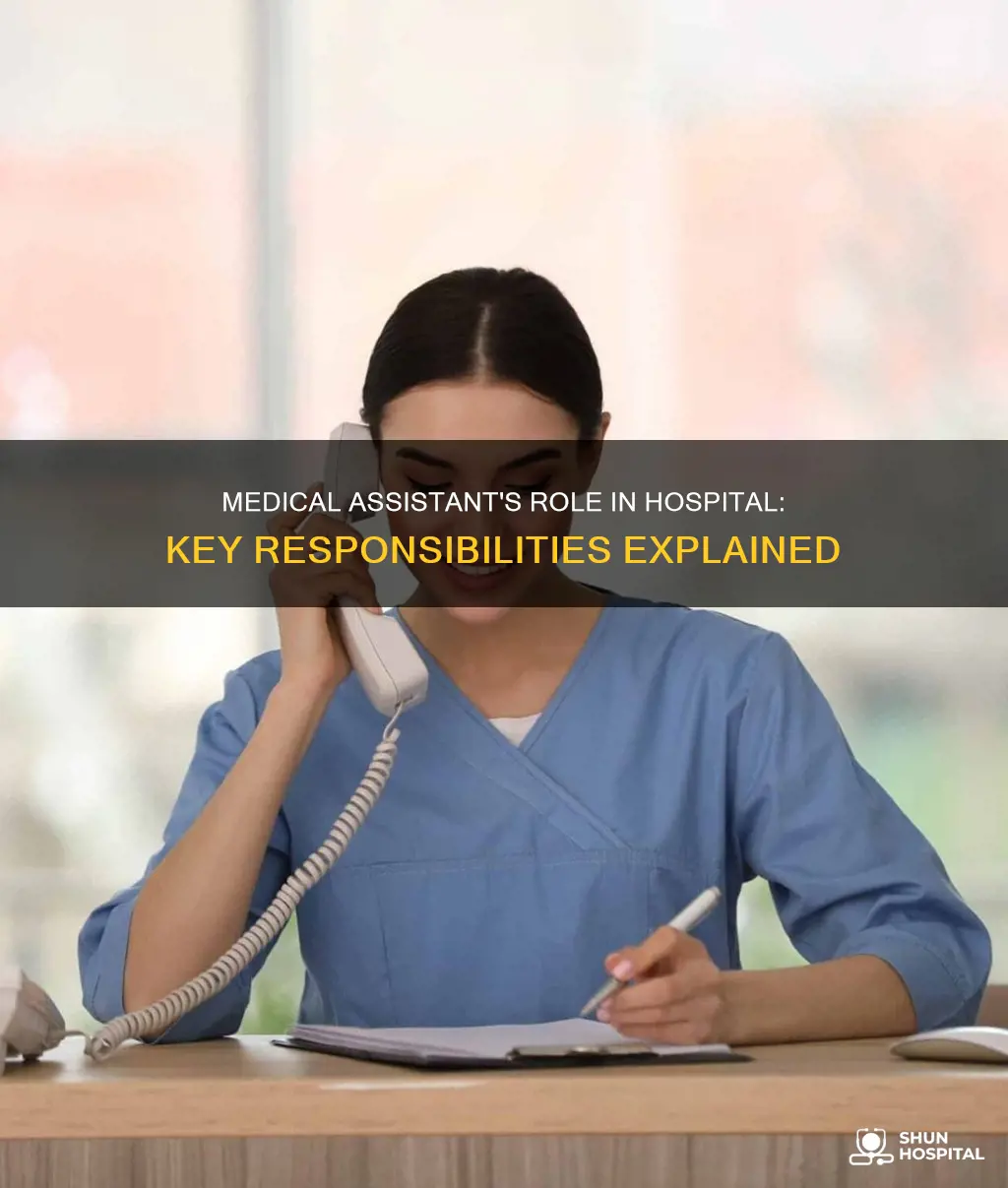 what does a hospital medical assistant do