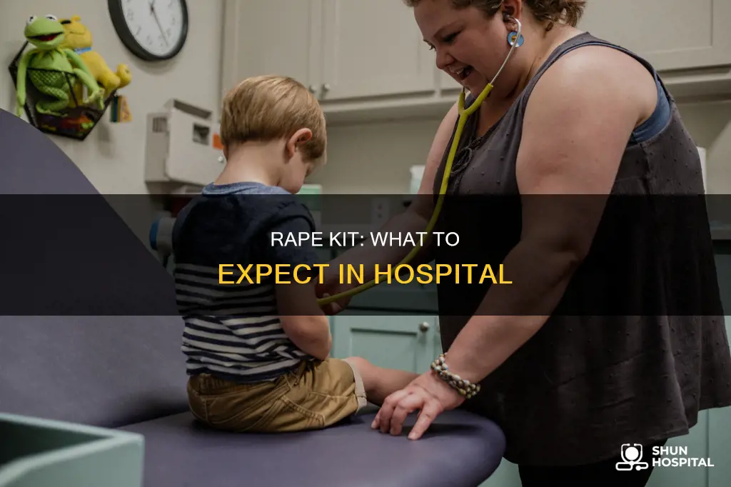 what does a hospital rape kit involve