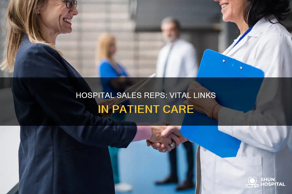 what does a hospital sales representative do