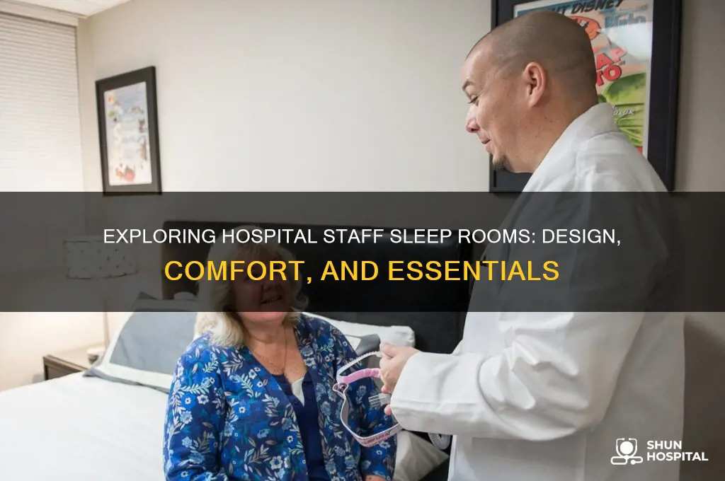 what does a hospital staff sleep room look like