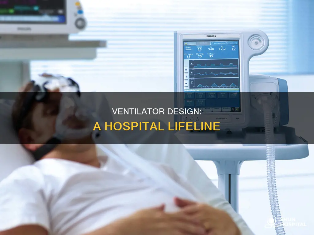 what does a hospital ventilator look like