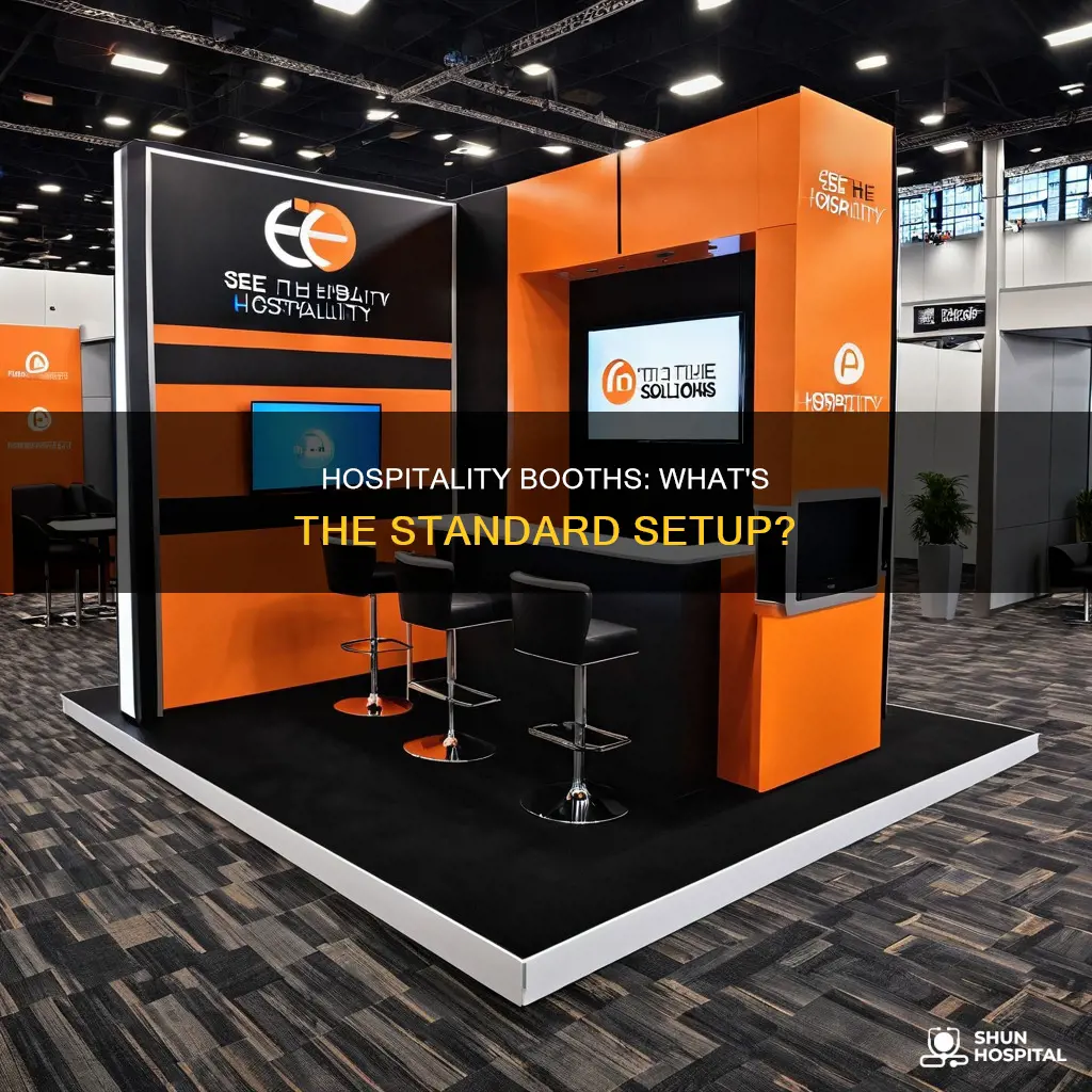 what does a hospitality booth look like