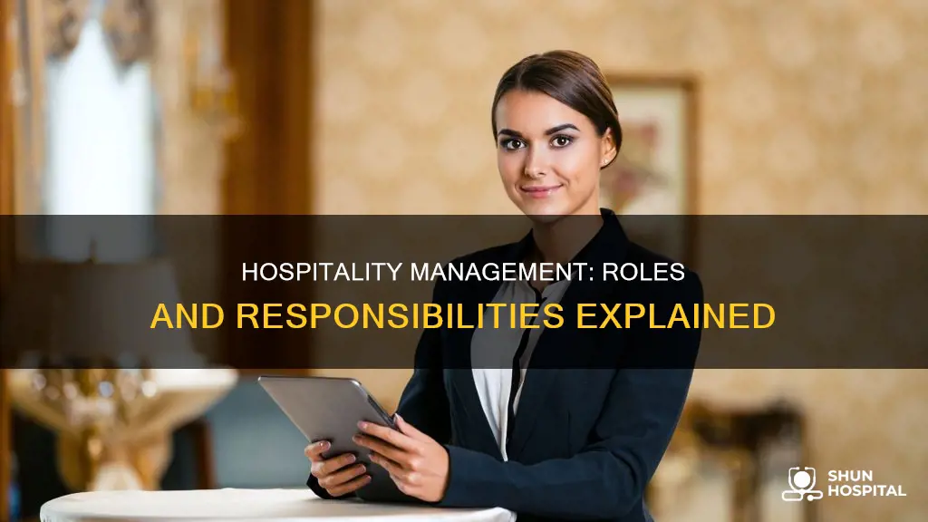 what does a manager do in hospitality
