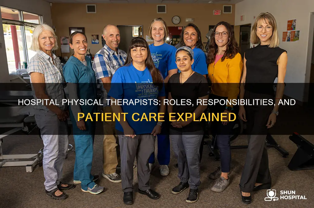 what does a physical therapist do in a hospital