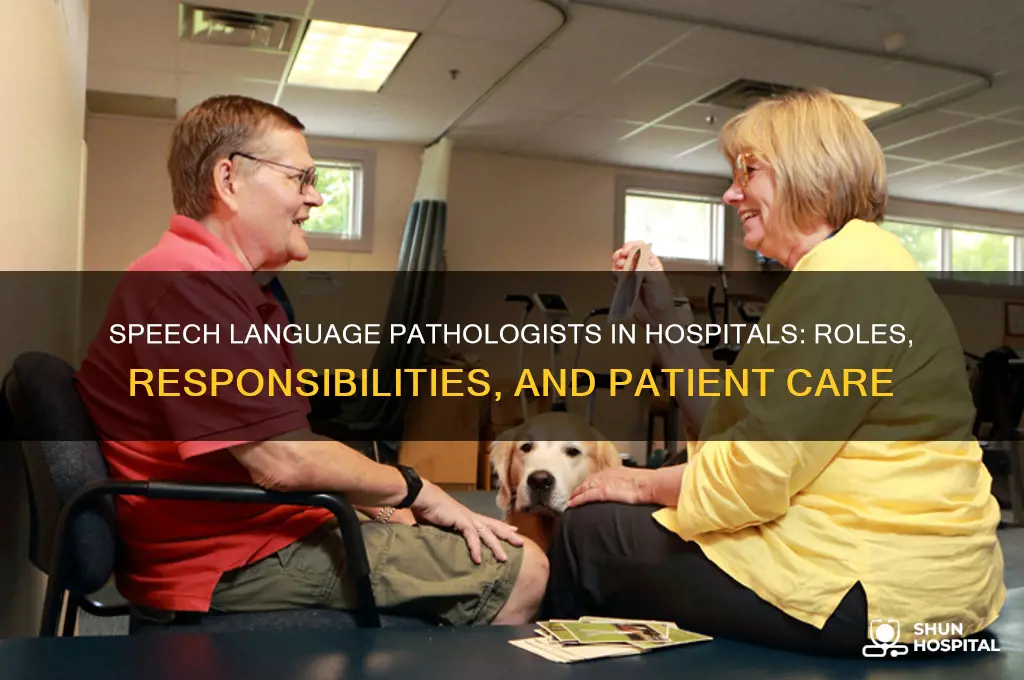 what does a speech language pathologist do in a hospital