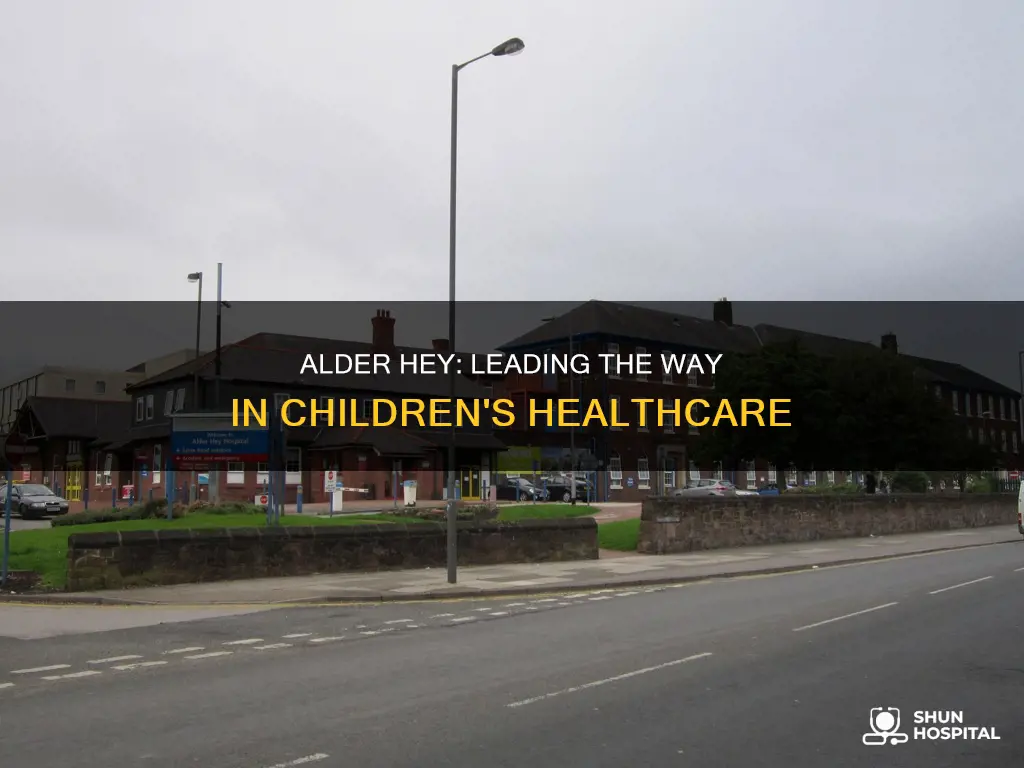 what does alder hey hospital specialise in