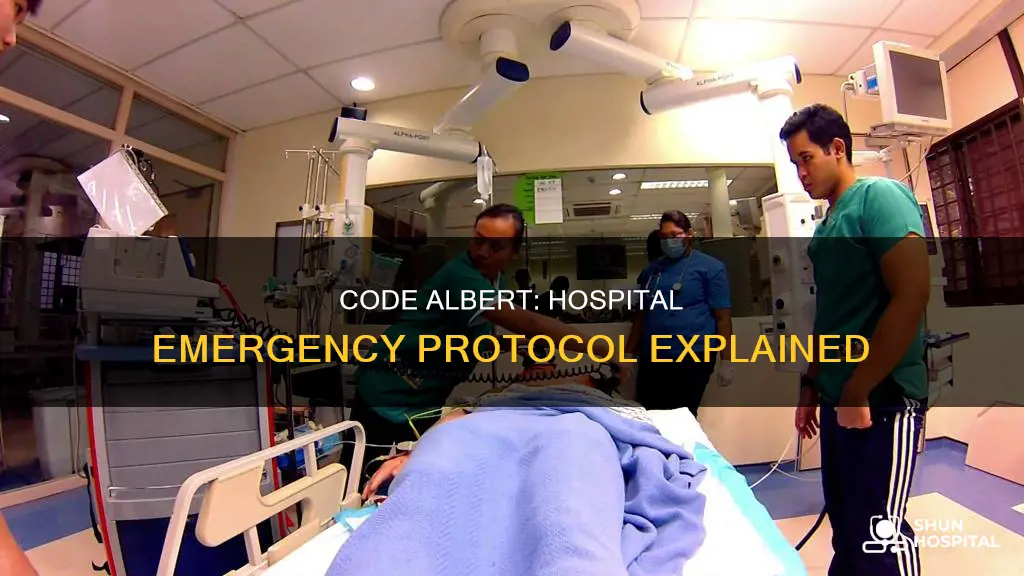 what does code albertmean in a hospital