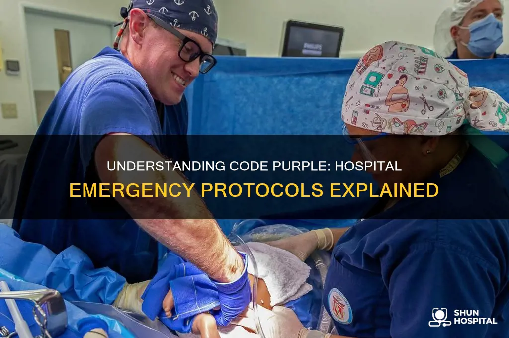 what does code purple hospital