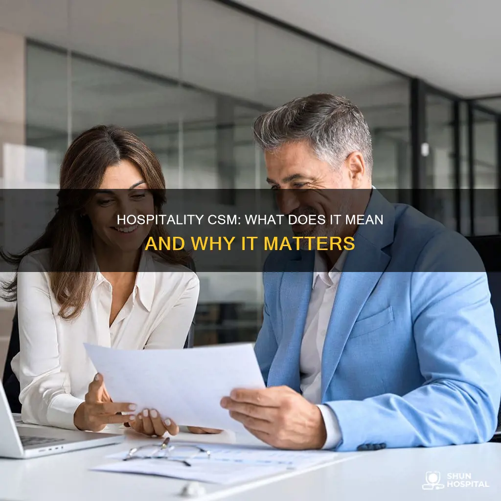 what does csm stand for in hospitality