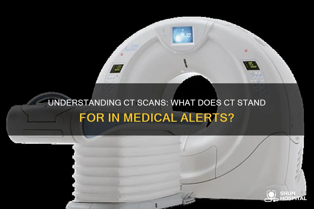 what does ct stand for in a hospital medical alert