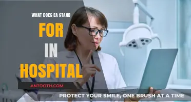 What Does 'EA' Mean in Hospital Settings?
