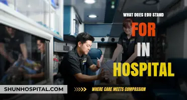 What Does 'Edu' Mean in the Hospital Setting?