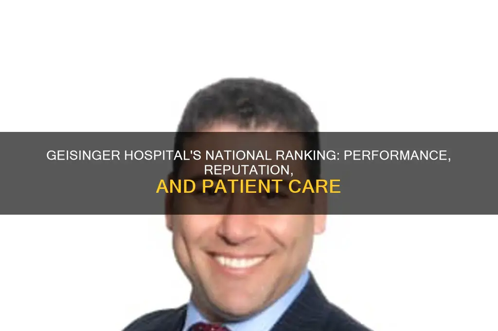 what does geisinger hospital rank