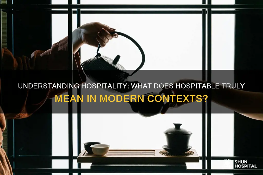 what does hospitable ean