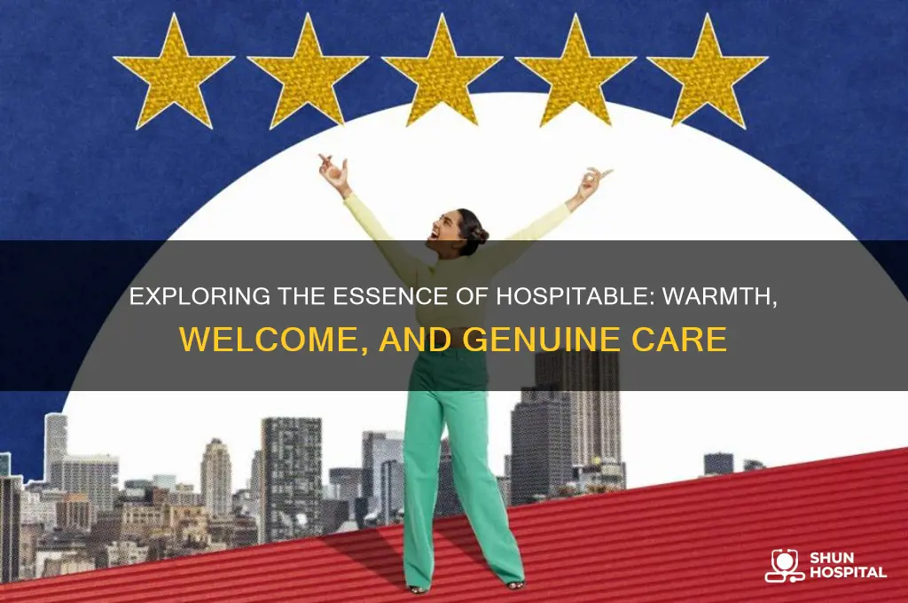 what does hospitable look like