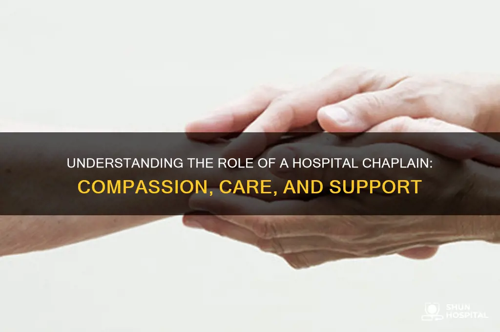 what does hospital chaplain do