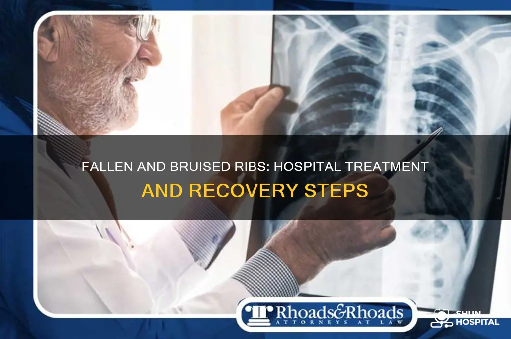 what does hospital do if you fall and bruiseyour ribs