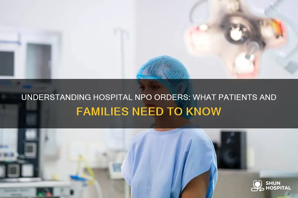 what does hospital npo