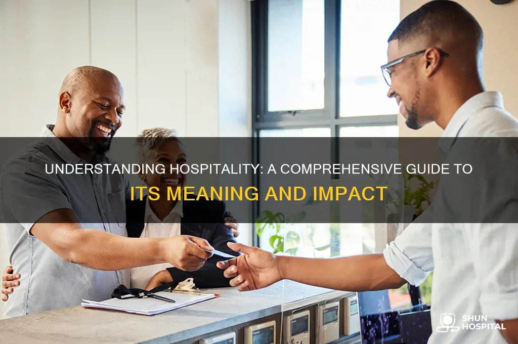 what does hospitality maen