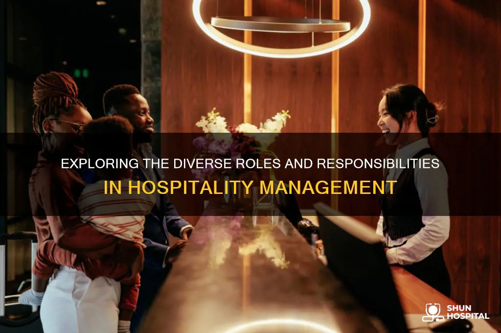 what does hospitality management entail