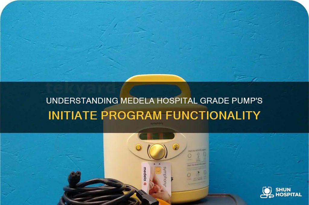 what does initiate program do on medela hospital grade pump