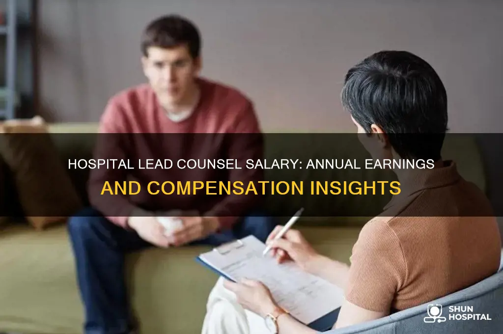 what does lead counsel for a hospital make a year