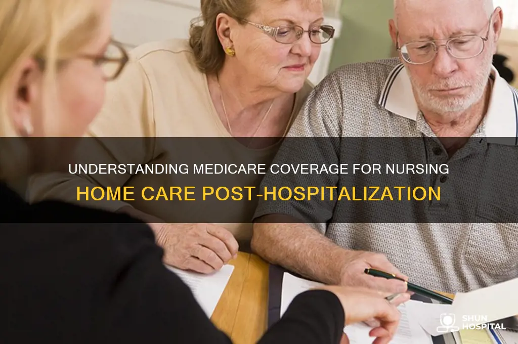 what does medicare for nursing home after hospital stay