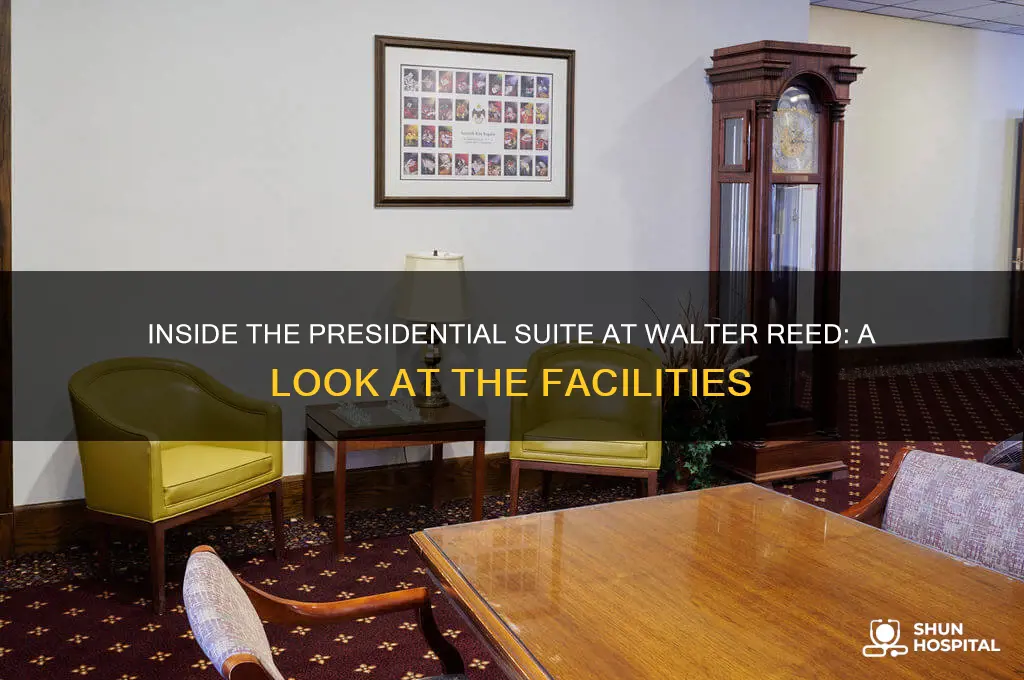 what does presidential suite at walter reed hospital look like