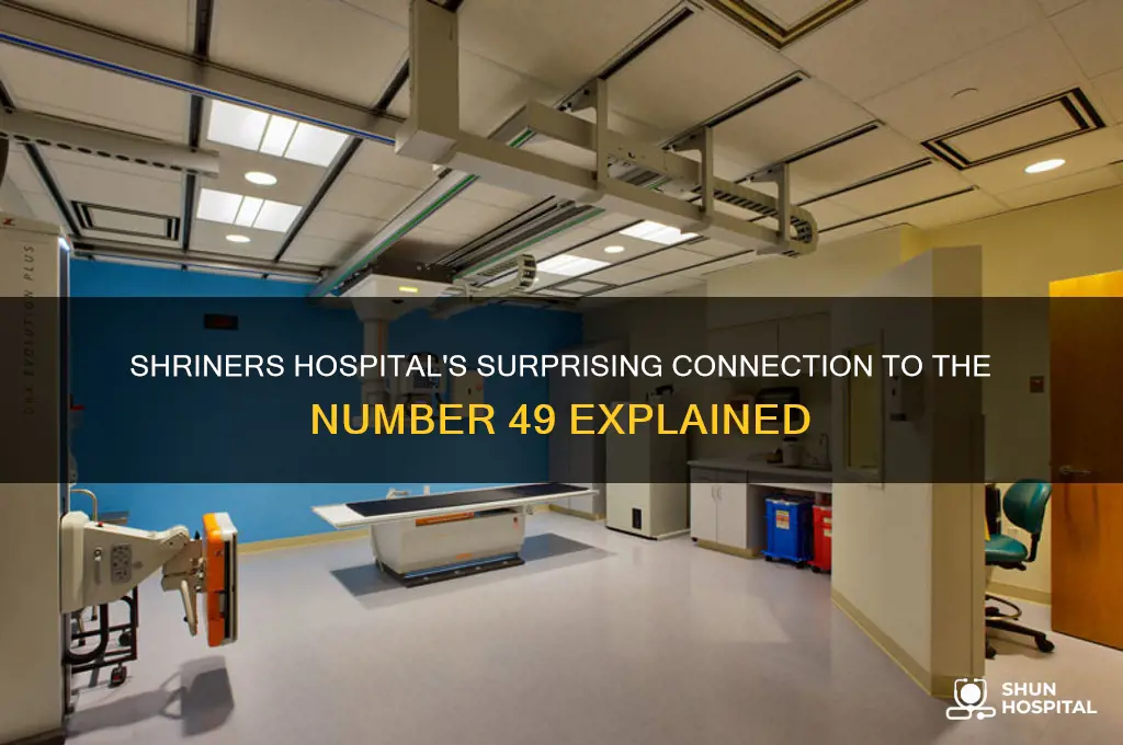 what does shriners hospital have to do with 49