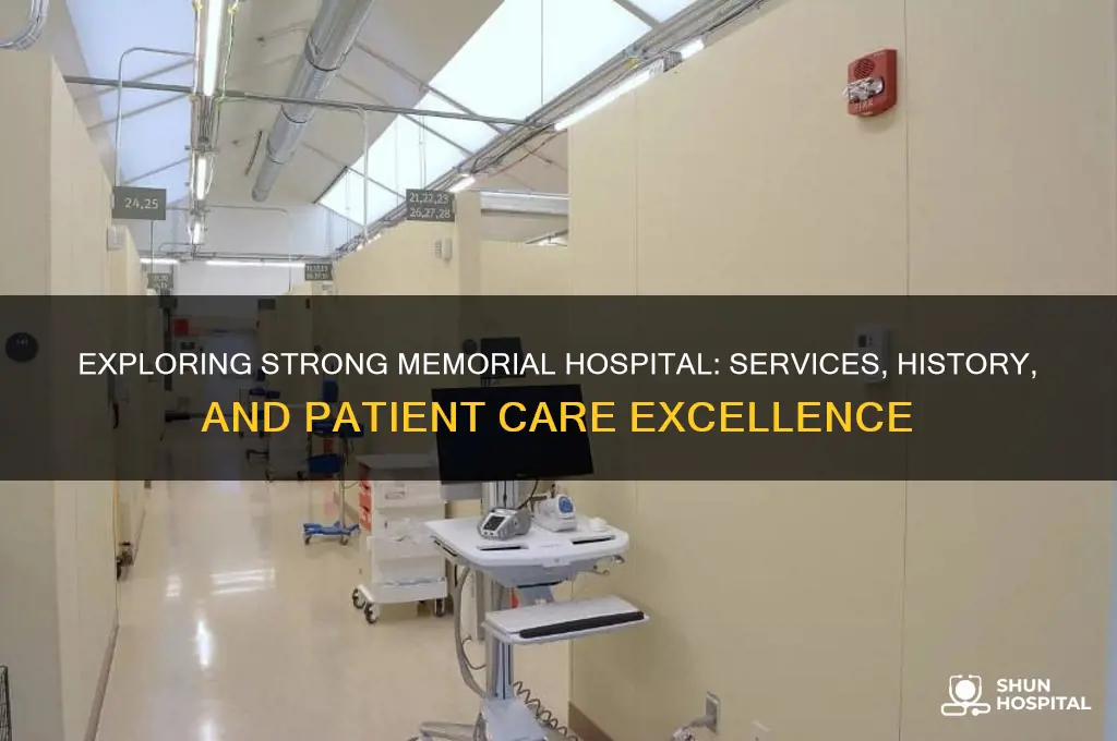 what does strong memorial hospital