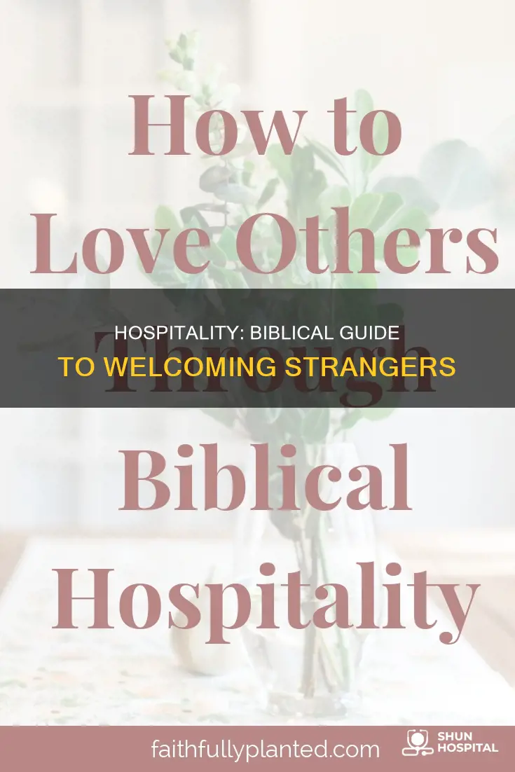 what does the bible say about hospitality