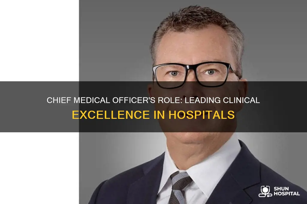 what does the chief medical officer of a hospital od
