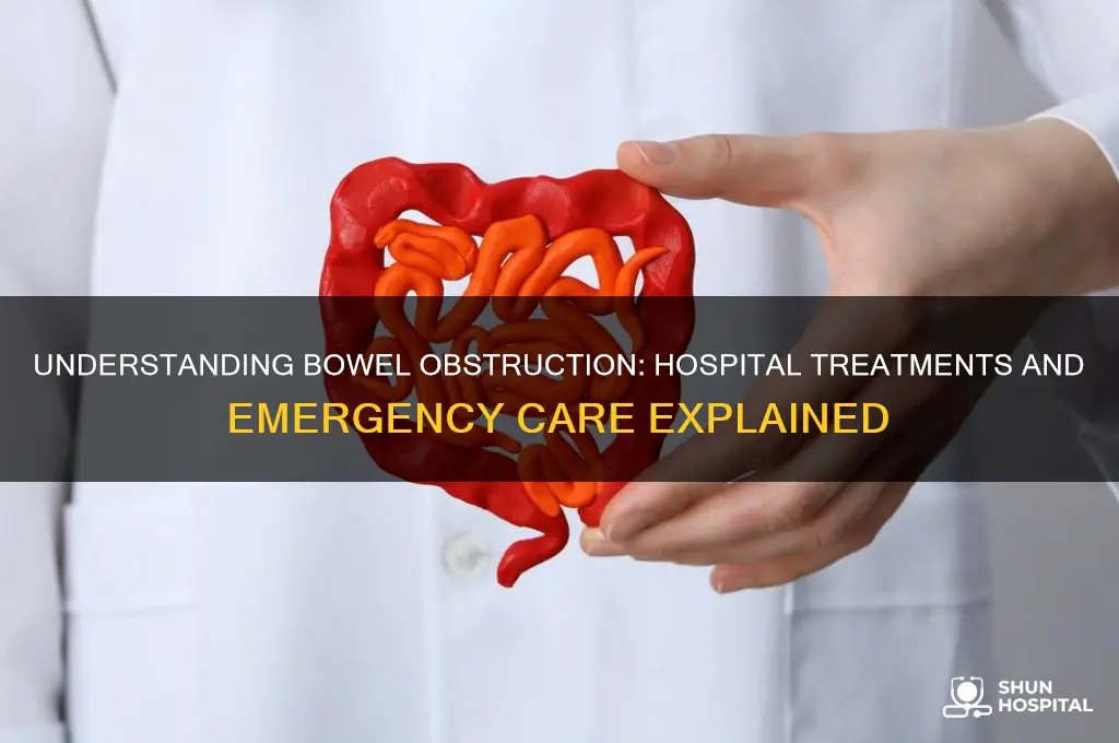 what does the hospital do for a bowel obstruction