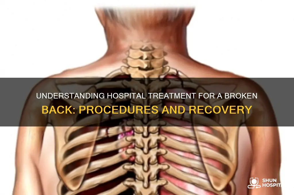 what does the hospital do for a broken back