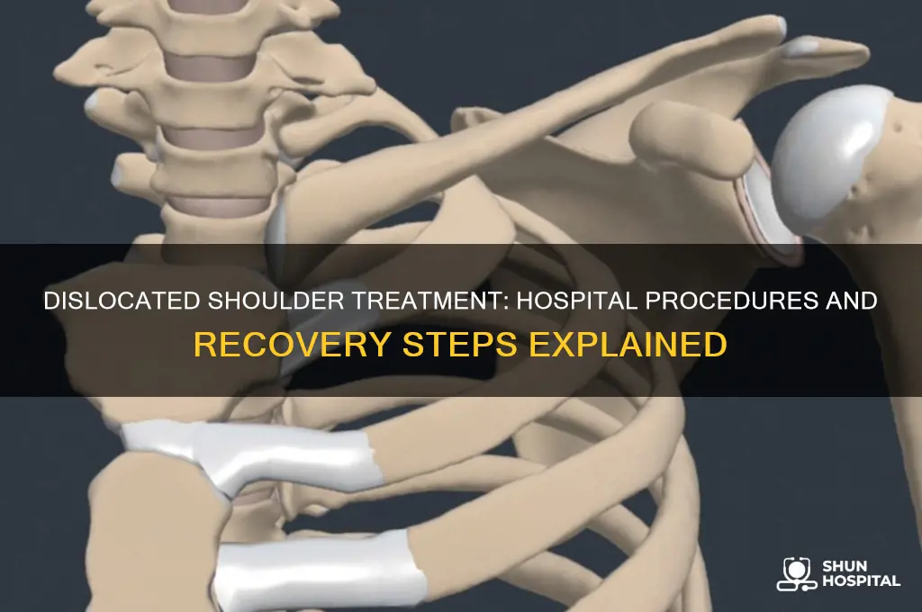 what does the hospital do for a dislocated shoulder
