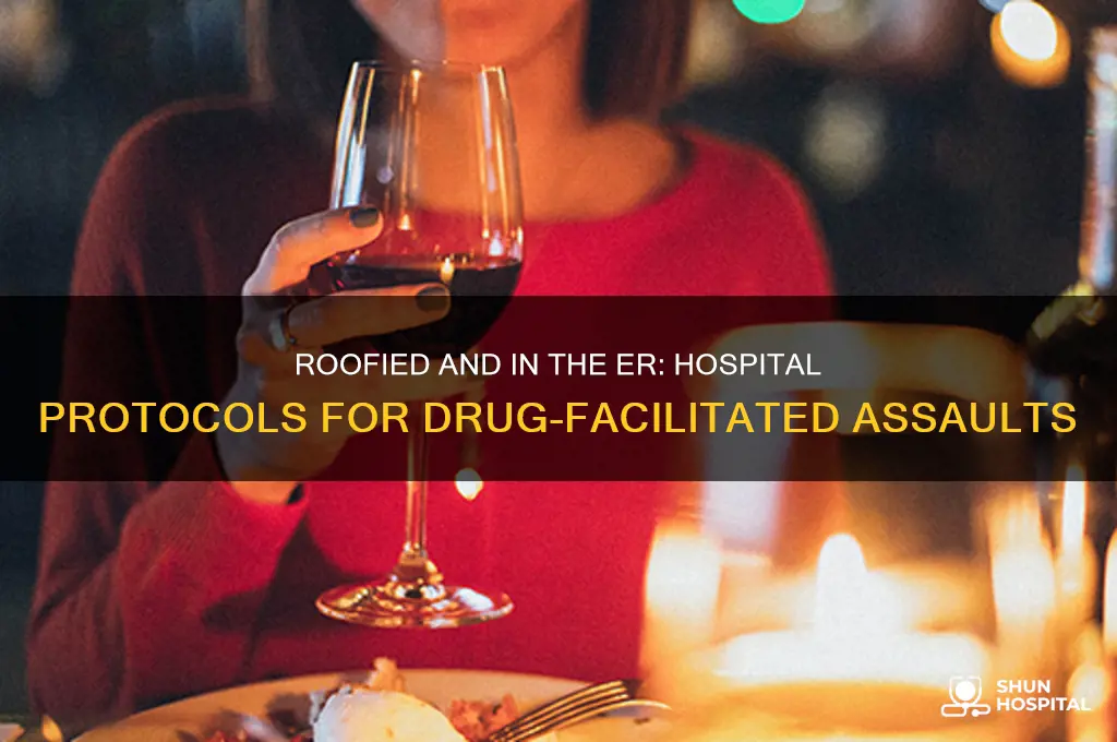 what does the hospital do if you come in roofied