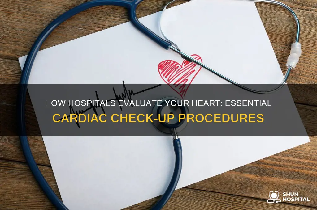 what does the hospital do to check your heart