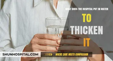 Hospital Water Thickening: Unveiling the Secret Additives for Patient Care