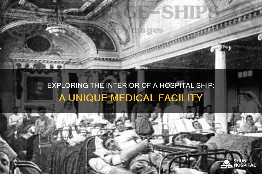 what does the inside of a hospital ship look like
